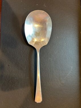 WM Rogers & Son Silver Plate Serving Spoon